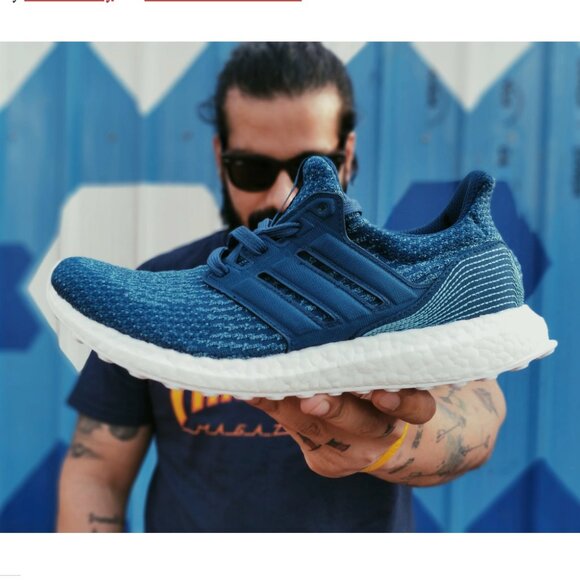 Adidas Ultraboost 3.0 LTD Parley Blue size 8.5 - Picture 2 of 7